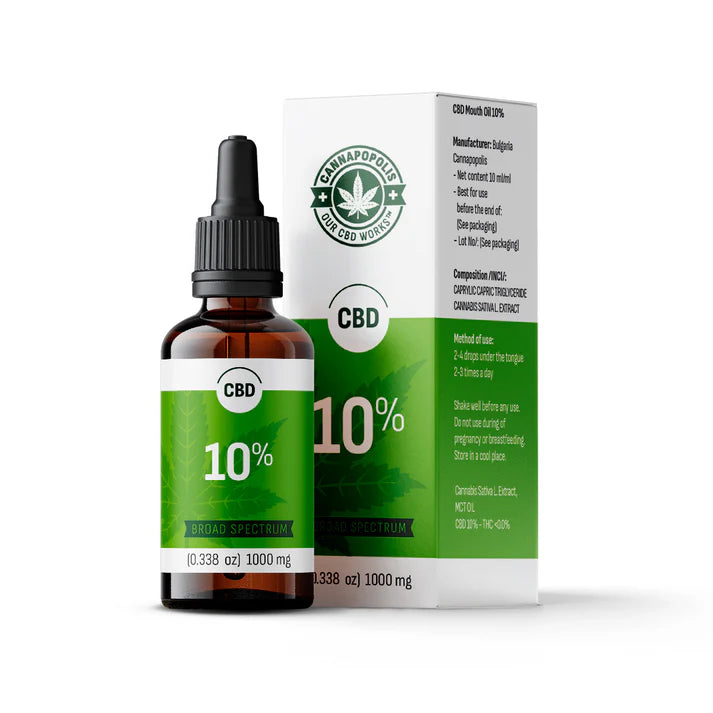 CBD масло 10%, CANNAPOPOLIS