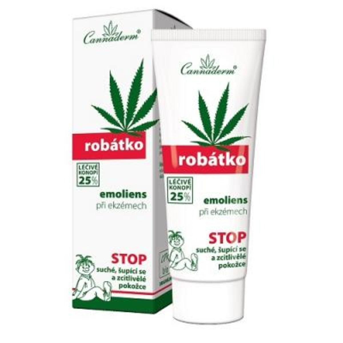 Cannaderm РОБАТКО ОВЛАЖНЯВАЩ КРЕМ, 75 мл