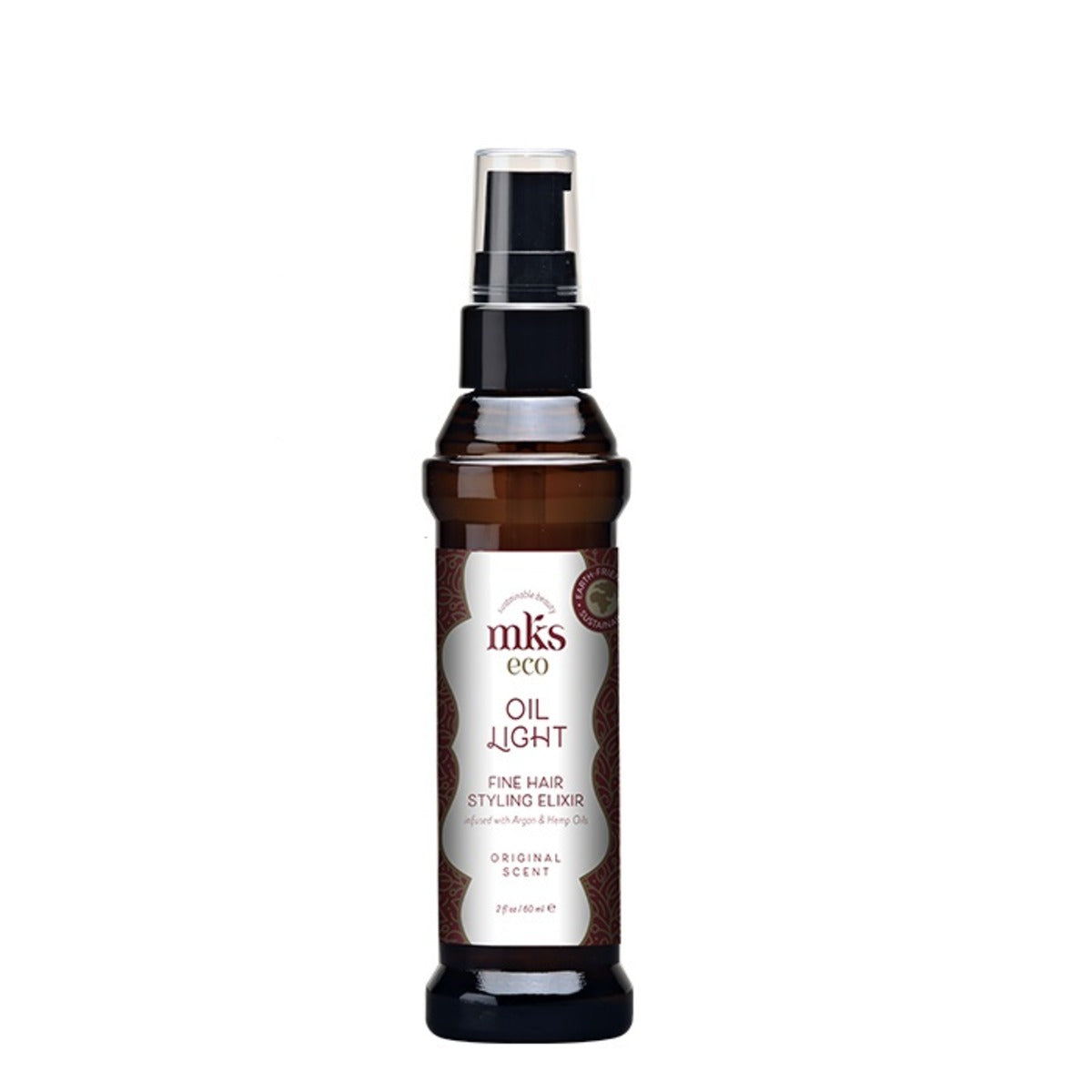 MKS ЛЕК ЕЛИКСИР ЗА ФИНИ КОСИ С АРГАНОВО МАСЛО 60 МЛ ECO OIL LIGHT FINE HAIR STYLING ELIXIR ORIGINAL