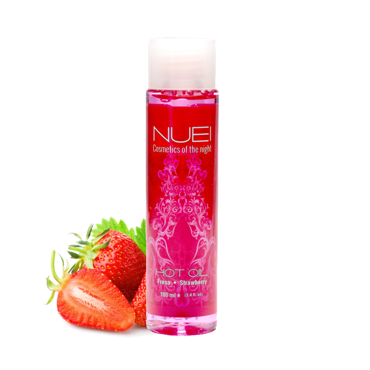 NUEI HOT OIL МАСАЖНО ОЛИО- ЯГОДА, 100МЛ.+ 1 БРОЙ ПОДАРЪК