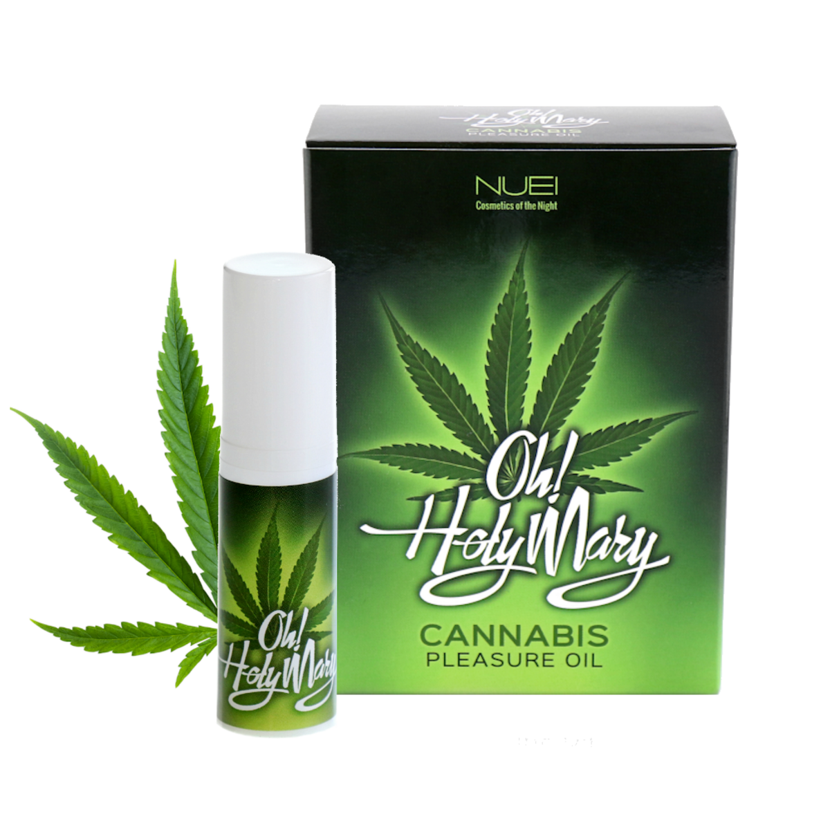 NUEI OH! HOLY MARY CANNABIS PLEASURE OIL – УСИЛВАТЕЛ НА ВИБРАЦИИТЕ