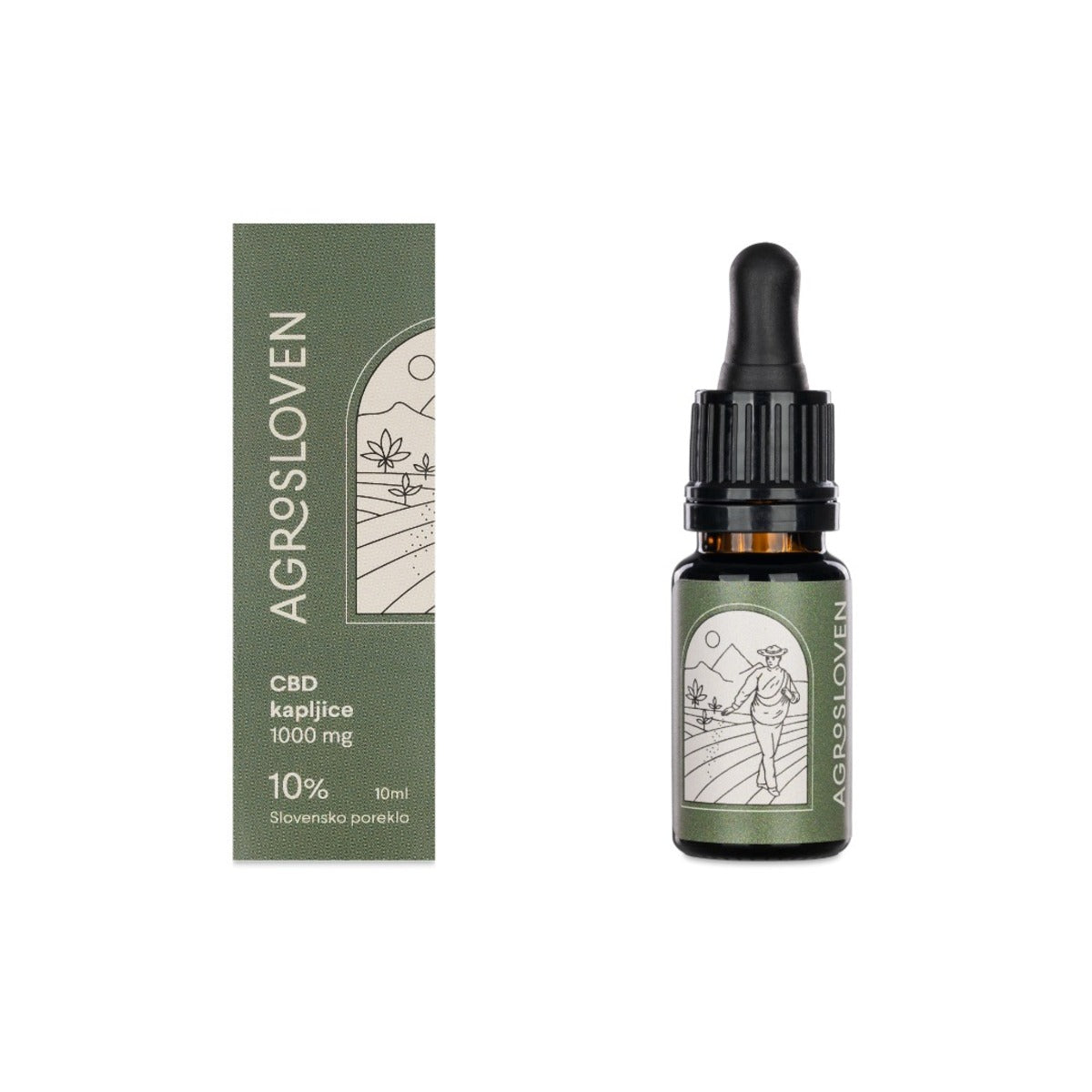 CBD конопено масло Agrosloven 10%, 10 ml