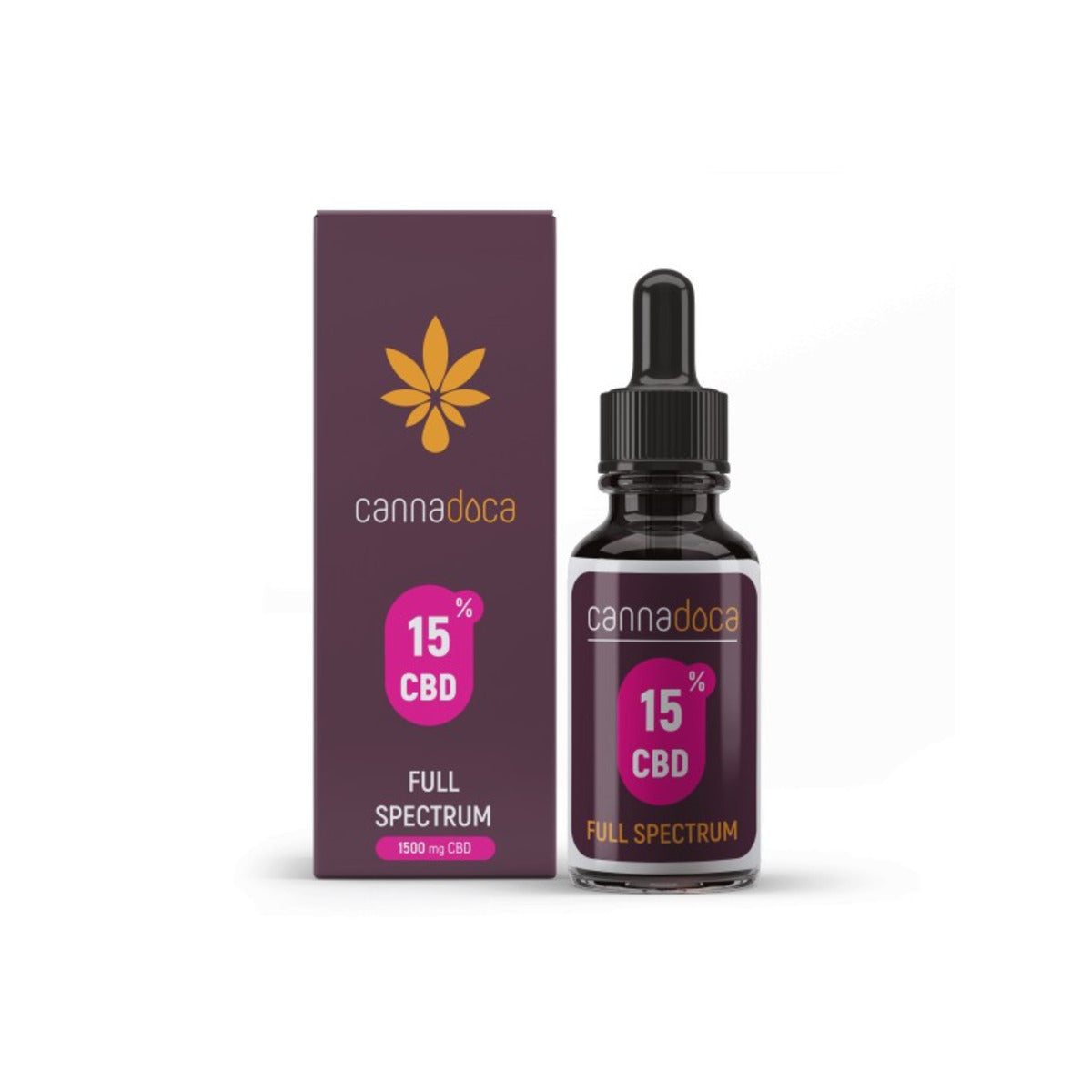 CANNADOCA 15% CBD МАСЛО - ПЪЛЕН СПЕКТЪР