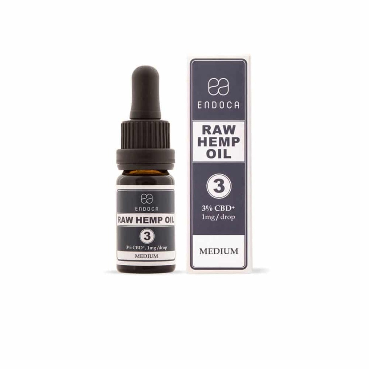 ENDOCA RAW CBD КОНОПЕНО МАСЛО 3% CBD + CBDA 300MG