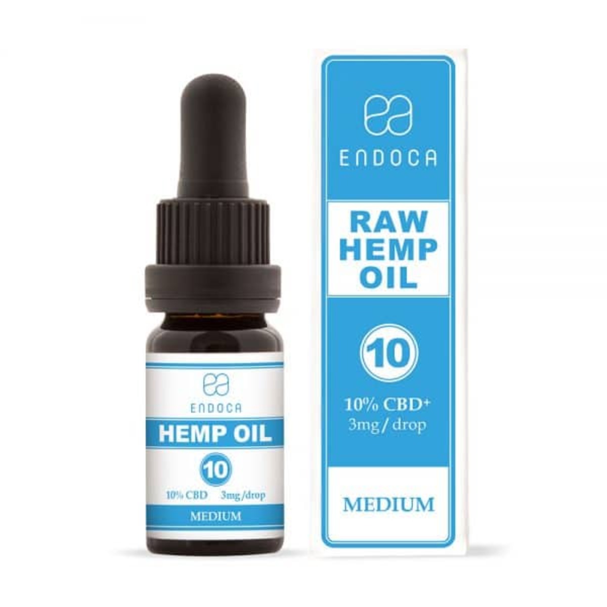 ENDOCA RAW CBD КОНОПЕНО МАСЛО 10% CBD + CBDA 1000MG