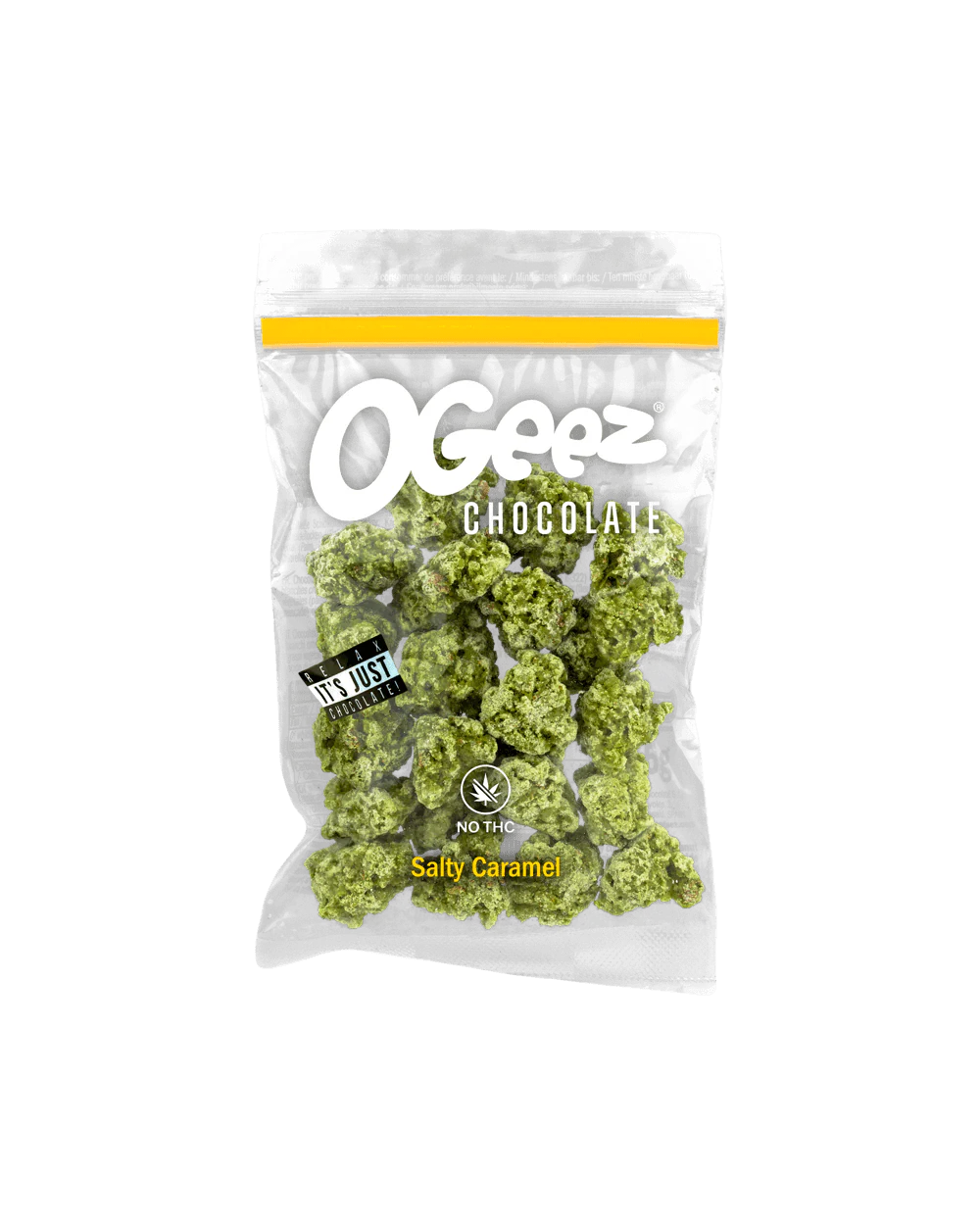 Ogeez бял шоколад с матча, морска сол и карамел 35гр.