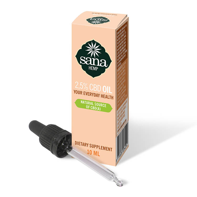 Масло от коноп 2.5% CBDa 10ml