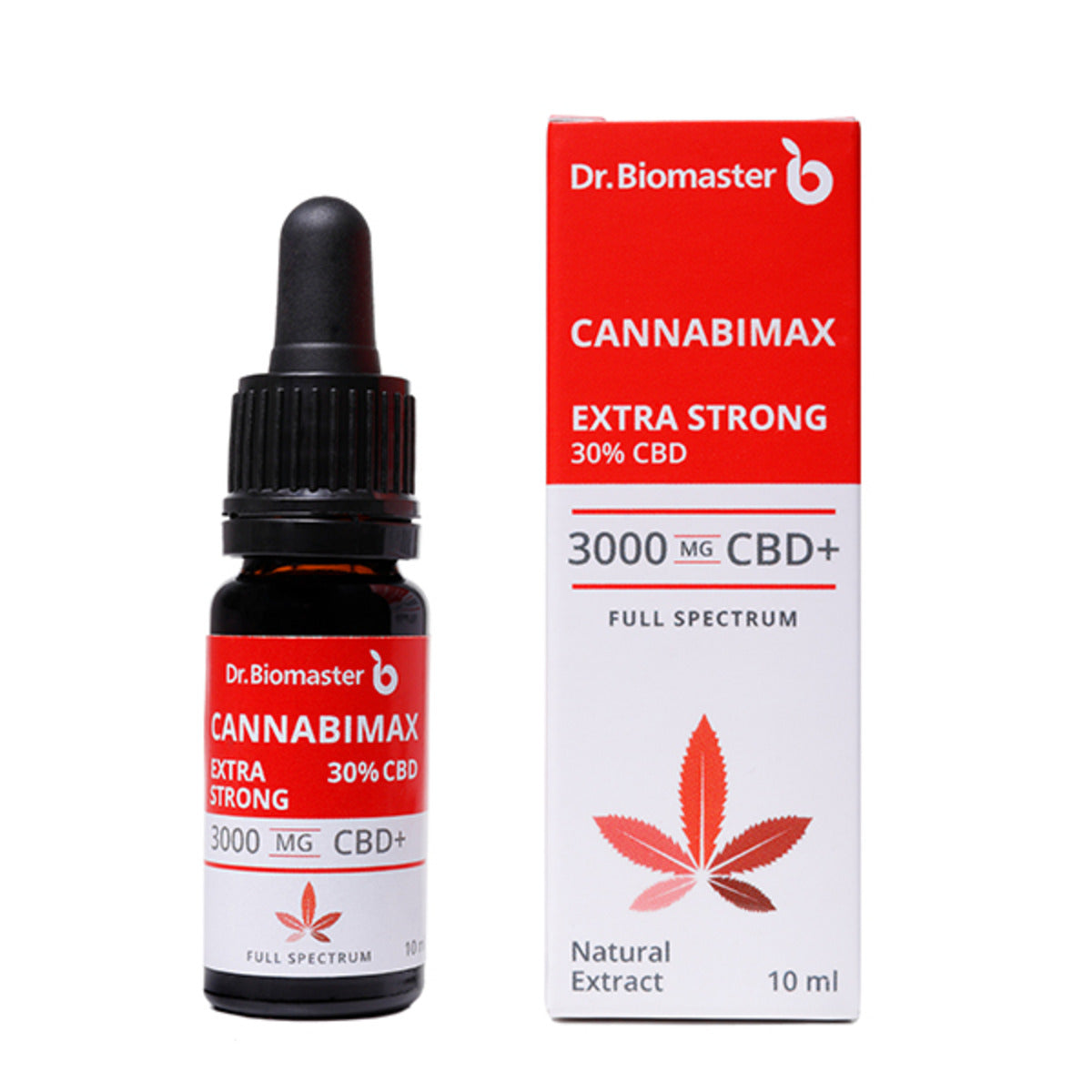 CBD МАСЛО Dr. Biomaster CANNABIMAX EXTRA STRONG – 30% CBD, 10 МЛ