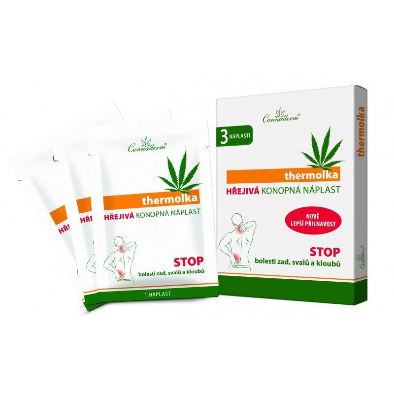 CANNADERM ТЕРМОЛКА ПЛАСТИР - 3бр
